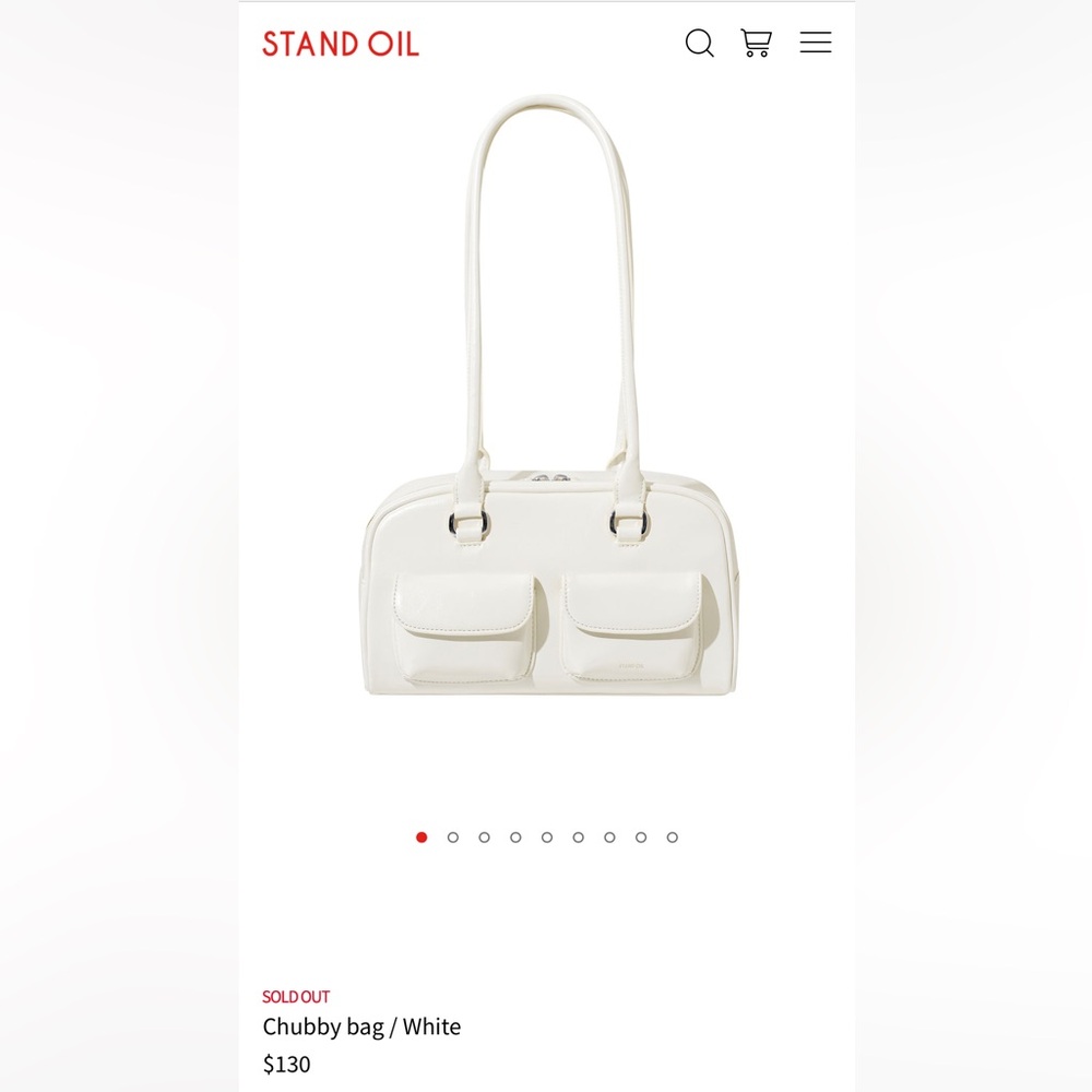 ISO Stand Oil Chubby Bag in white